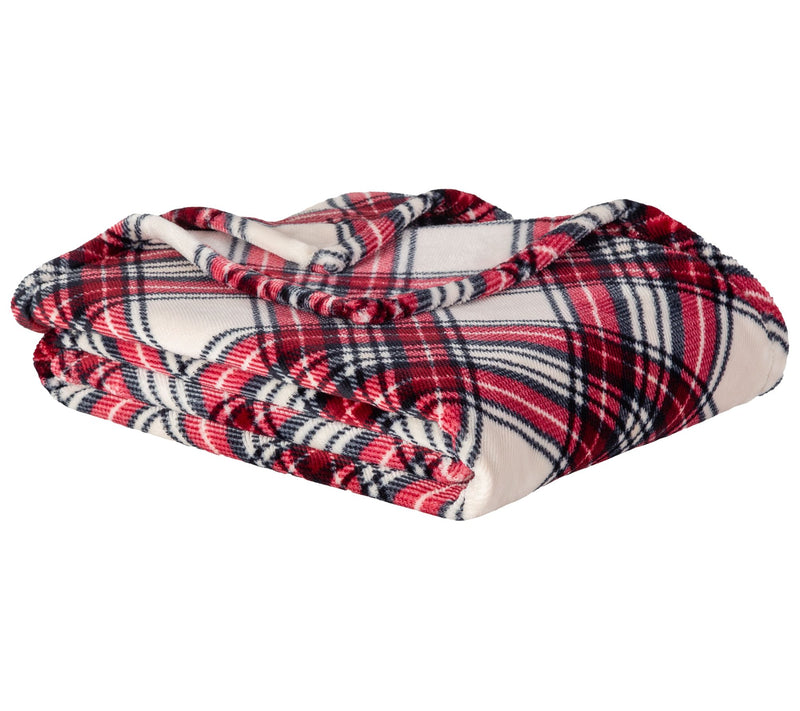 Berkshire 60x70 Plaid Twill Velvetsoft Throw in Gift Box — View 14
