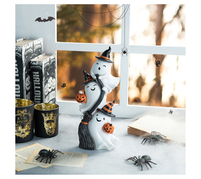 Glitzhome 13.00''H Halloween Stacked Ghost Table Decor — Main view