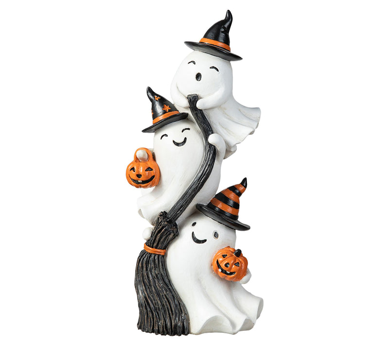Glitzhome 13.00''H Halloween Stacked Ghost Table Decor — View 2