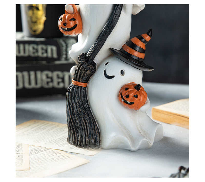 Glitzhome 13.00''H Halloween Stacked Ghost Table Decor — View 5