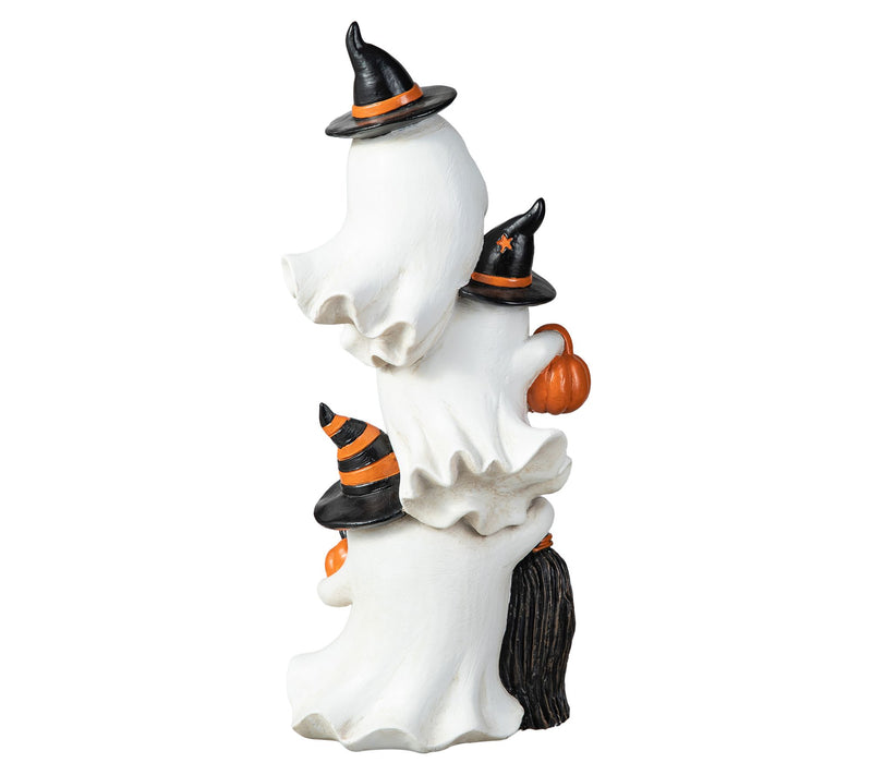 Glitzhome 13.00''H Halloween Stacked Ghost Table Decor — View 3