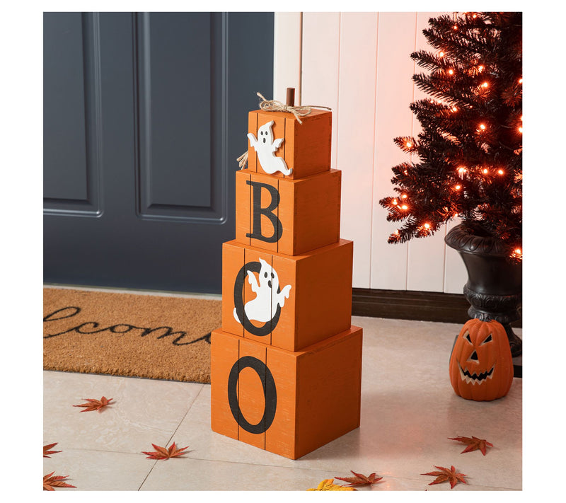 Glitzhome 25.5"H Halloween and Fall Reversibleorch Decor — View 4