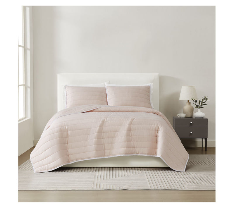 Christian Siriano NY Cotton Sateen King 3pc Quilt Set — View 14