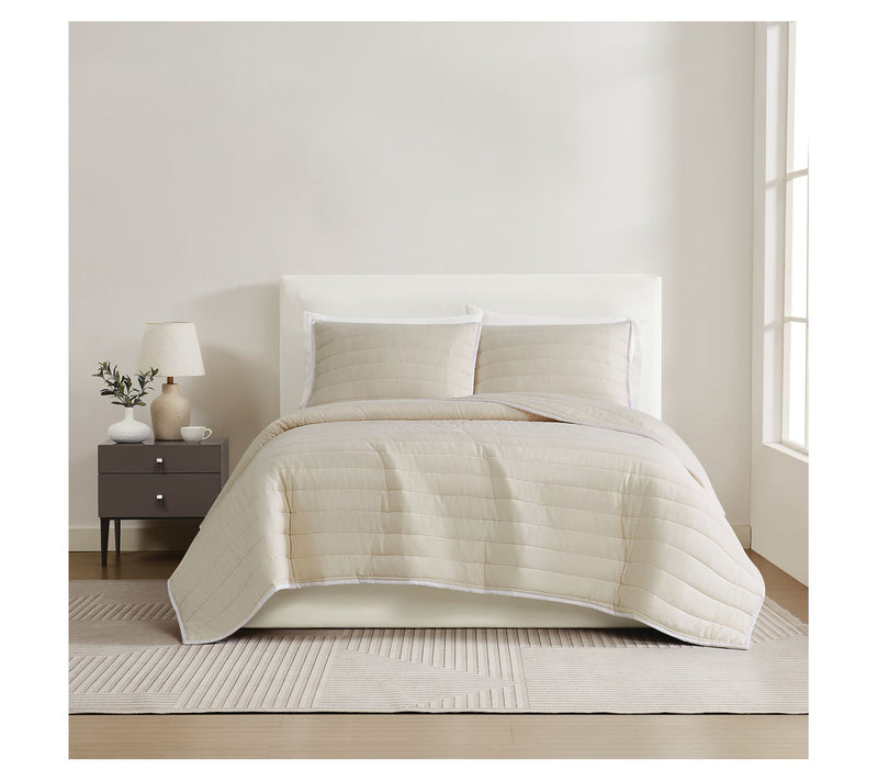 Christian Siriano NY Cotton Sateen King 3pc Quilt Set — View 16