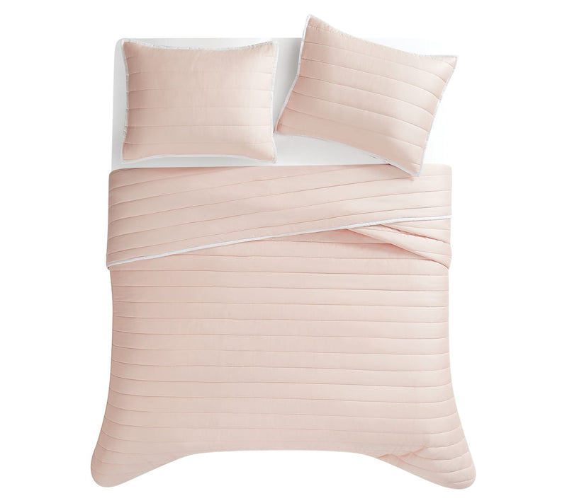 Christian Siriano NY Cotton Sateen Full/Queen 3pc Quilt Set — View 5