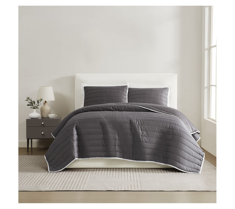 Christian Siriano NY Cotton Sateen Full/Queen 3pc Quilt Set — View 18