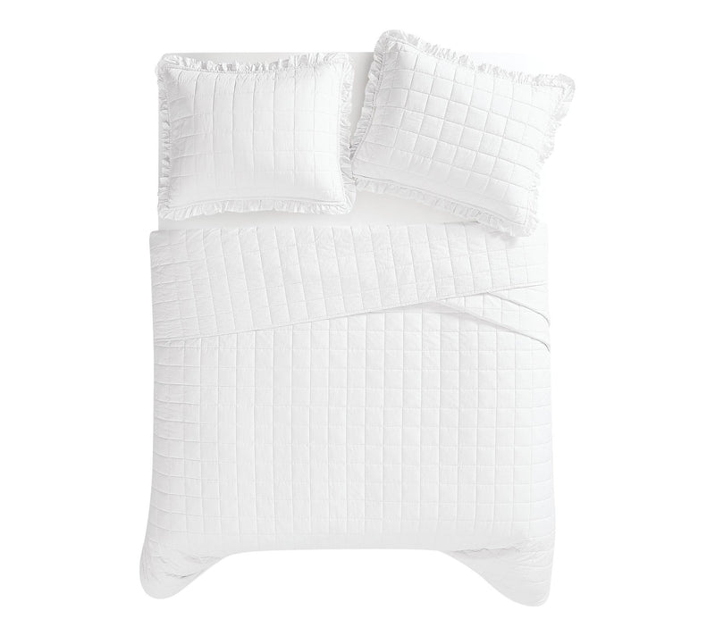 The Farmhouse by Rachel Ashwell Ruffled Full/Queen Quilt Set — View 3