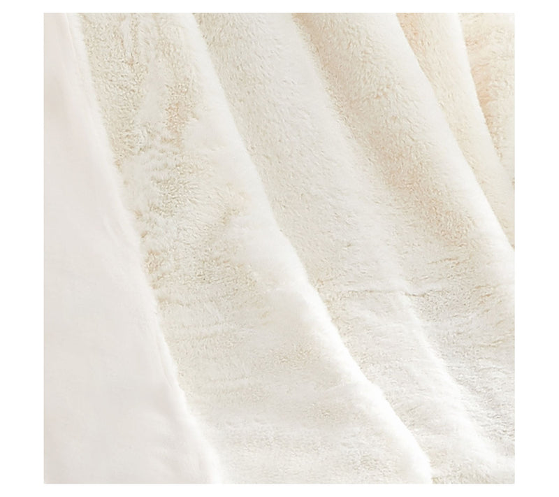 Royal Velvet Luxe Faux Rabbit Fur 60x70 Throw in Gift Box — View 13