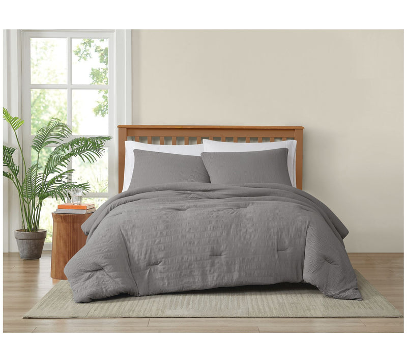 Truly Soft Crinkle Garment Wash Full/Queen 3pcComforter Set — View 12
