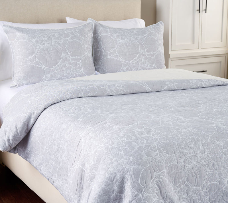 Northern Nights Floral Gauze Matelasse Comforter Set- Twin — Main view