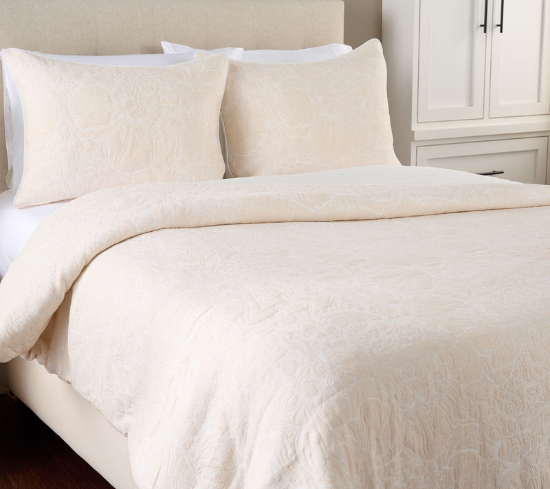 Northern Nights Floral Gauze Matelasse Comforter Set- Twin — View 11