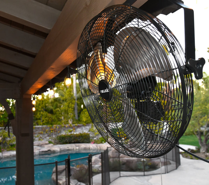 Newair 20" Outdoor High Velocity Wall Mounted Fan — View 7
