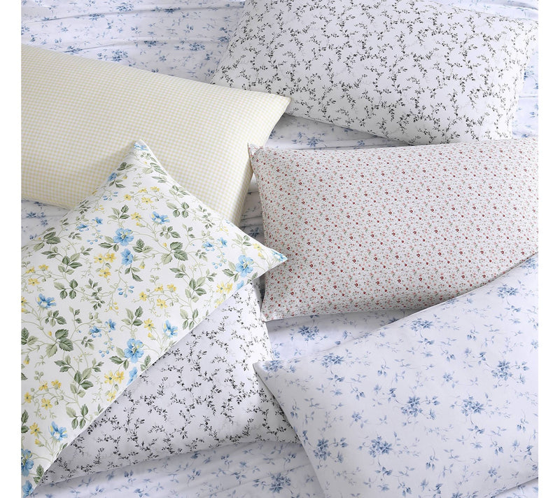 Laura Ashley Meadow Floral Cotton 4-Piece SheetSet-Queen — View 10