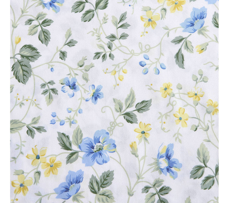 Laura Ashley Meadow Floral Cotton 4-Piece SheetSet - King — View 8