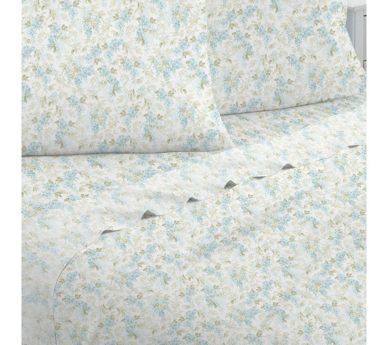 Laura Ashley Rena Cotton 4 Piece Sheet Set - Kig — View 3
