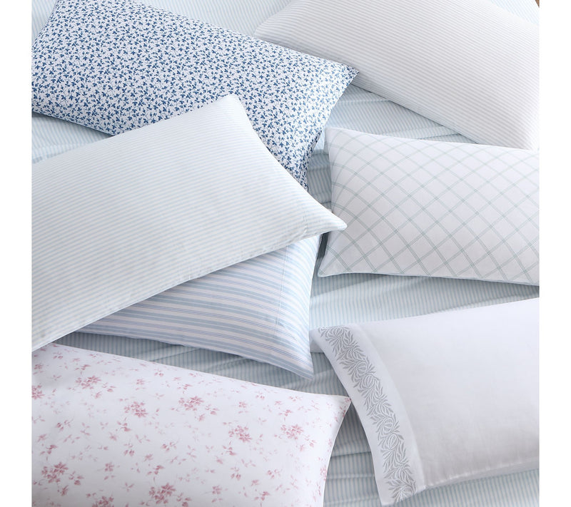 Laura Ashley Ramona Cotton 4-Piece Sheet Set -een — View 6