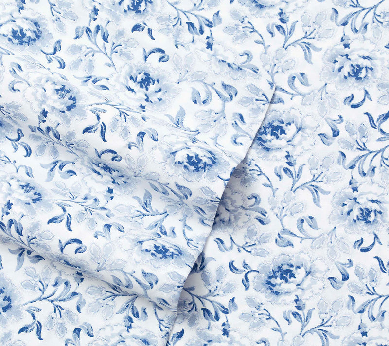Laura Ashley Lorelei Cotton 4-Piece Sheet Set -King — View 3