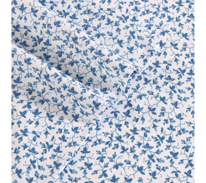 Laura Ashley Lavange Vine Cotton 4-Piece Sheett - King — View 3