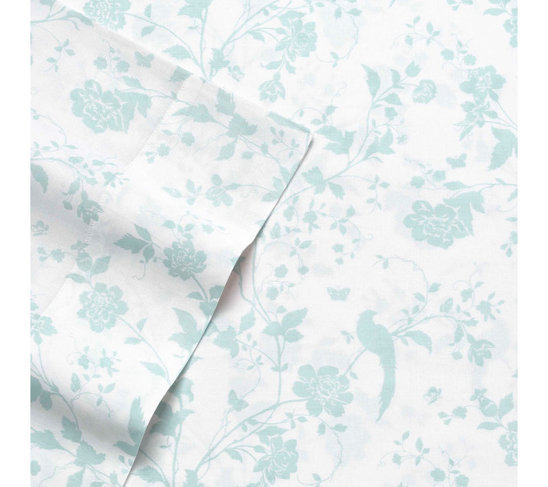 Laura Ashley Garden Palace Cotton 4-Piece SheetSet - King — View 3