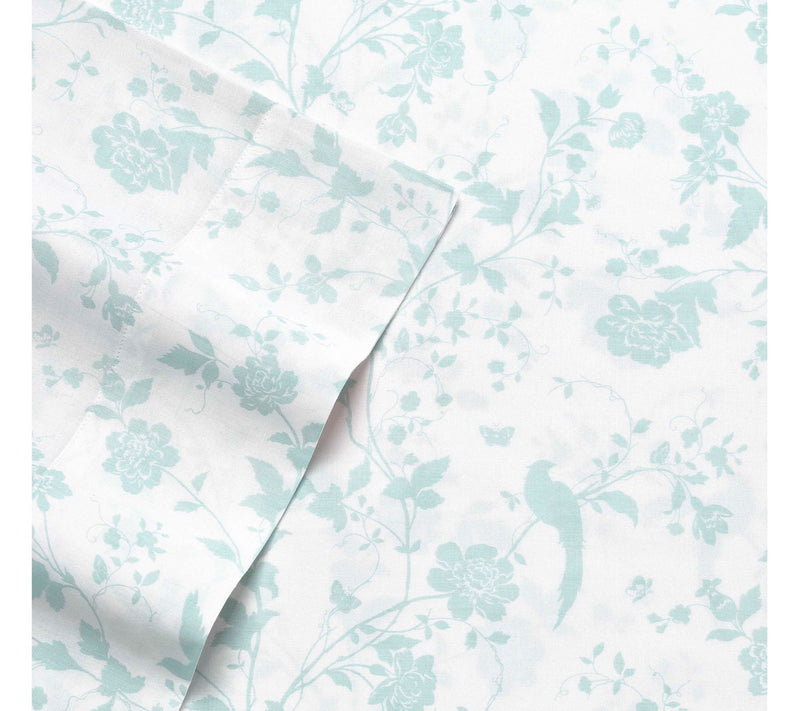 Laura Ashley Garden Palace Cotton 4-Piece SheetSet - Queen — View 6