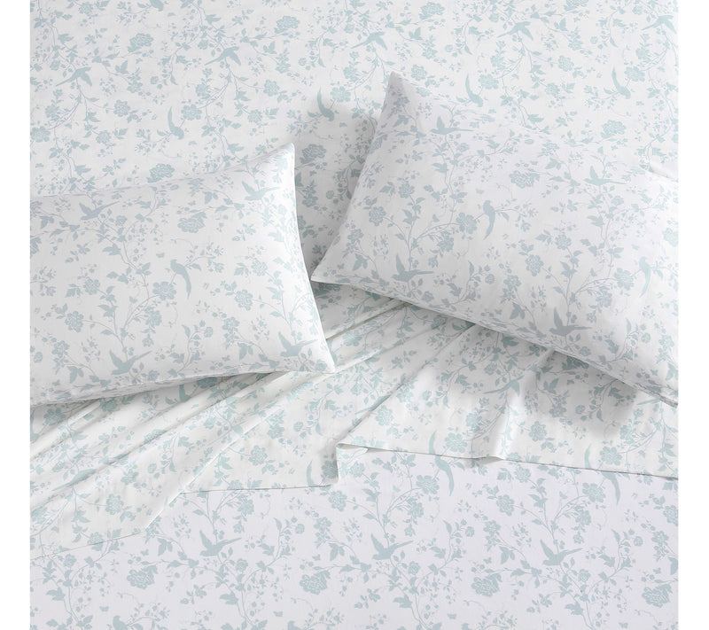 Laura Ashley Garden Palace Cotton 4-Piece SheetSet - Queen — View 4