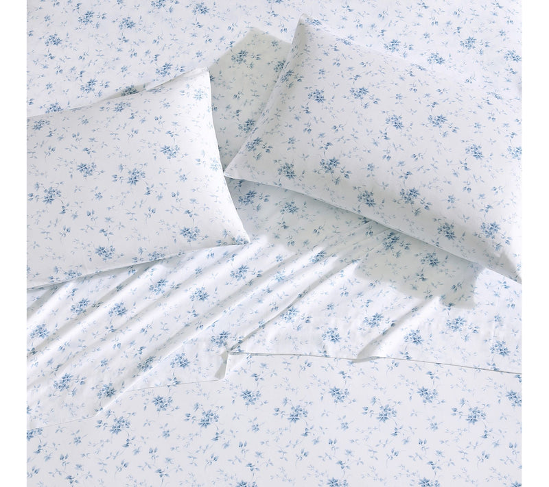 Laura Ashley Muse 300 Thread Count Premium Cottn Sheet Sets-K — View 8