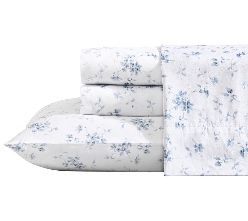 Laura Ashley Muse 300 Thread Count Premium Cottn Sheet Sets-Q — Main view