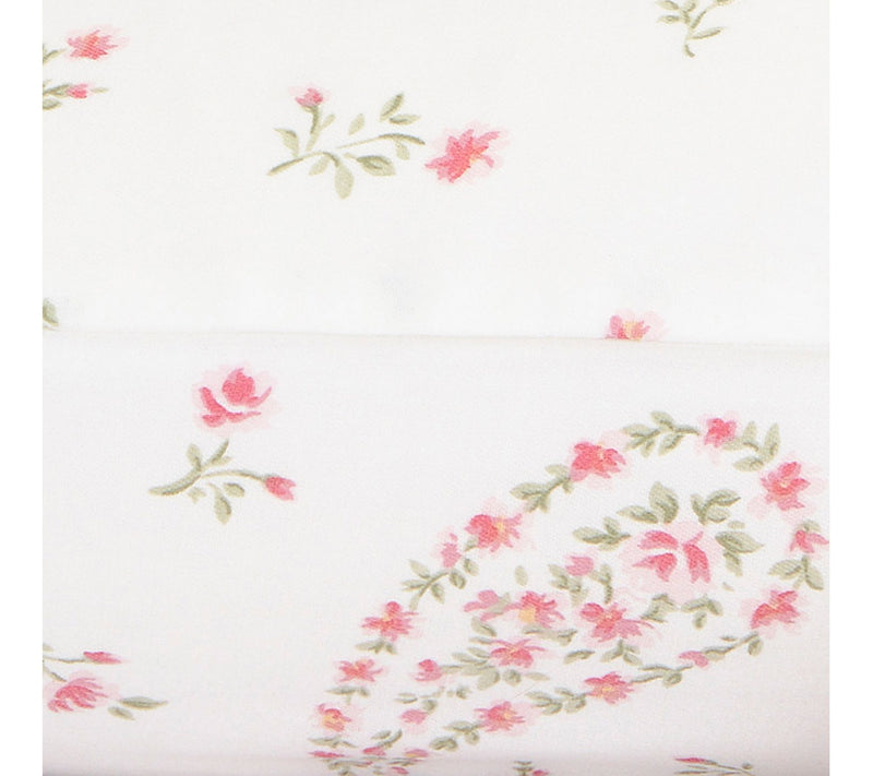Laura Ashley Bristol Paisley Cotton Pink 4pc Shet Set- King — View 3