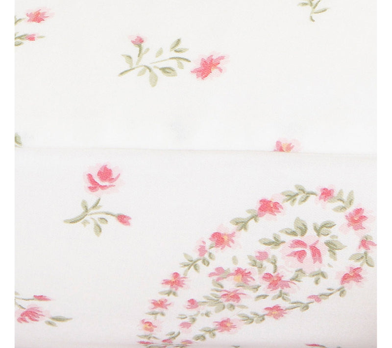 Laura Ashley Bristol Paisley Cotton Pink 4pc Shet Set- Queen — View 3