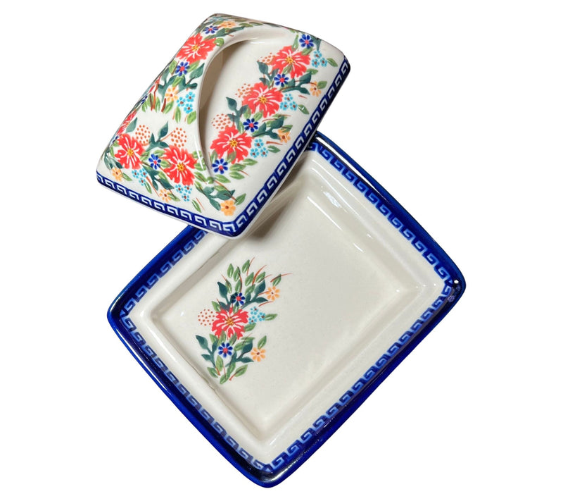 Lidia's Polish Pottery Butter Dish — View 2