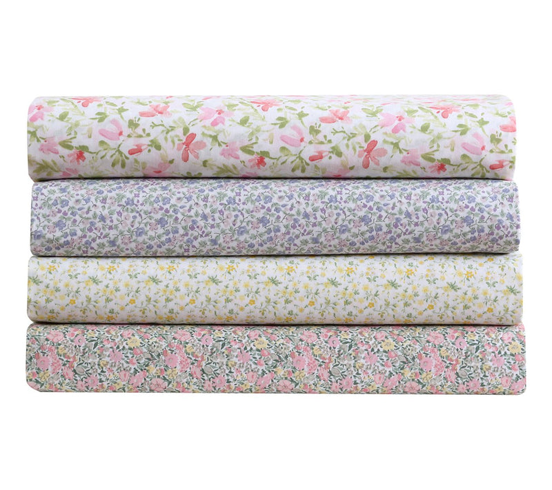 Laura Ashley Norella - Cotton Pink Twin XL SheeSet — View 8
