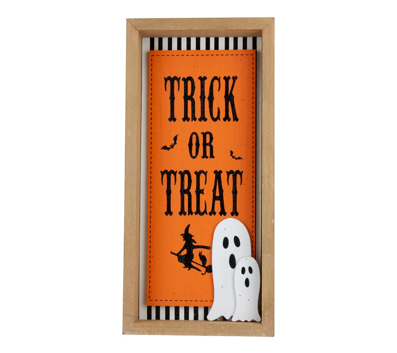 Northlight Set of 2 Happy Halloween Wooden Shadow Box Plaques — View 5