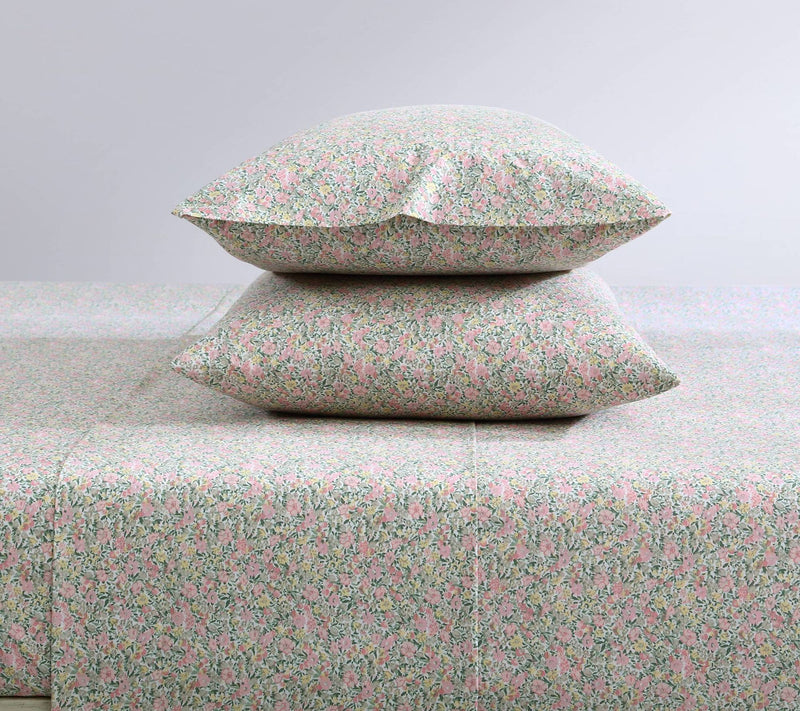 Laura Ashley Loveston Pink Cotton Queen Sheet St — View 4