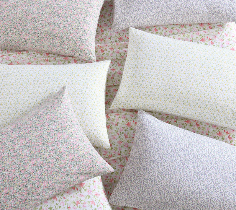 Laura Ashley Loveston Pink Cotton Queen Sheet St — View 3