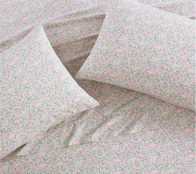 Laura Ashley Loveston Pink Cotton King Sheet Se — View 6