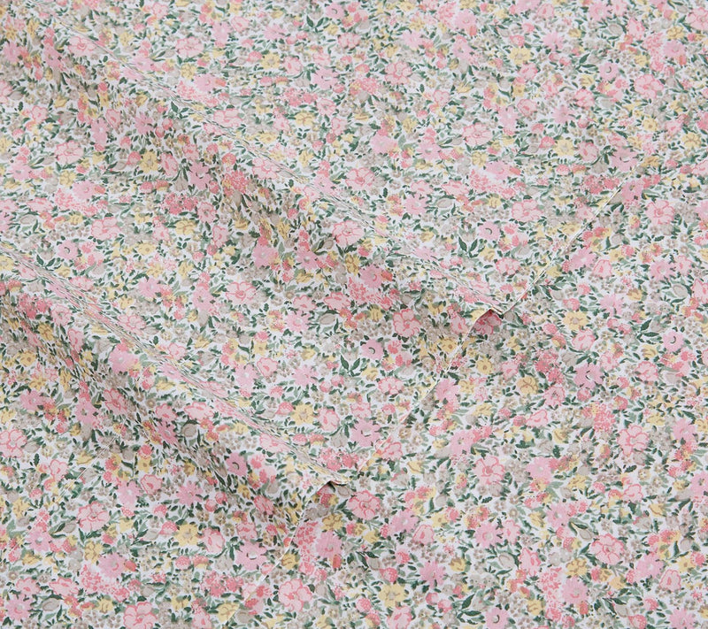 Laura Ashley Loveston Pink Cotton Twin Sheet Se — View 4