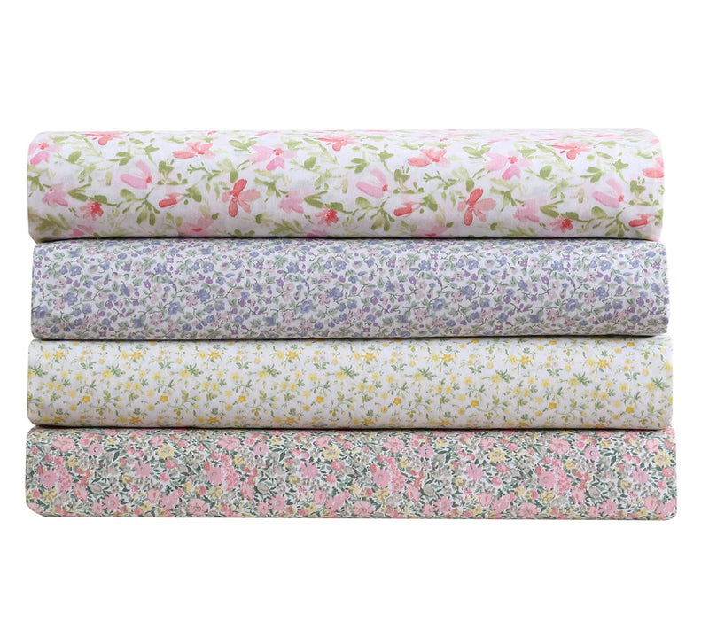 Laura Ashley Loveston Pink Cotton Twin XL SheetSet — View 8
