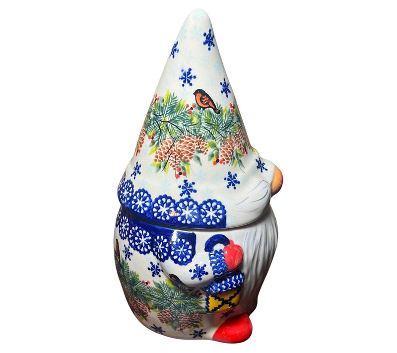 Lidia's Polish Pottery Gnome Candy Dish — View 2