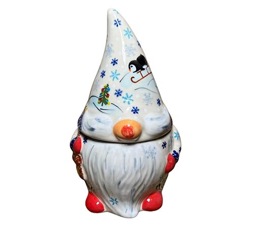 Lidia's Polish Pottery Gnome Candy Dish — View 3