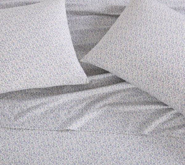 Laura Ashley Emogene Purple Cotton Twin Sheet St — View 4