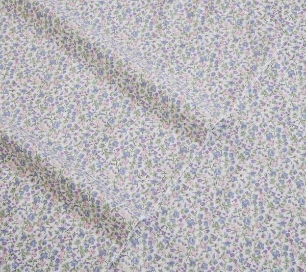 Laura Ashley Emogene Purple Cotton Twin Sheet St — View 7