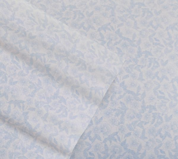 Laura Ashley Belle - Cotton Blue King Sheet Set — View 6