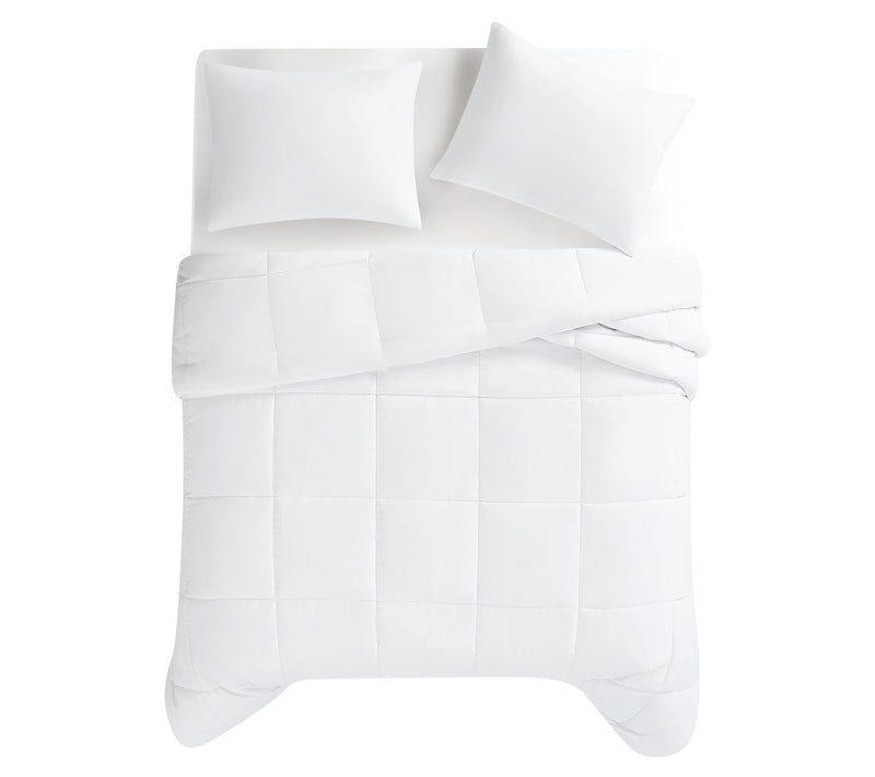 Truly Soft Green Solid Full/Queen 3 Piece Comforter Set — View 6