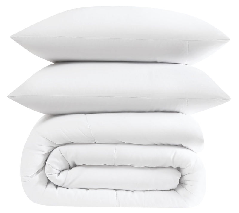 Truly Soft Green Solid Full/Queen 3 Piece Comforter Set — View 5