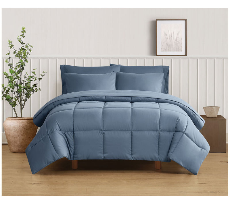 Truly Soft Green Solid King 3 Piece Comforter Set — View 12