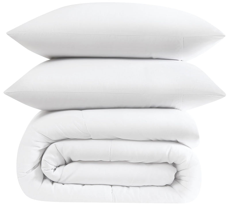 Truly Soft Green Solid King 3 Piece Comforter Set — View 3