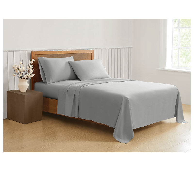 Truly Soft Green Solid Twin 3 Piece Sheet Set — View 7