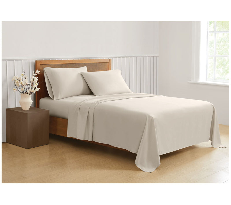 Truly Soft Green Solid Queen 4 Piece Sheet Set — View 11