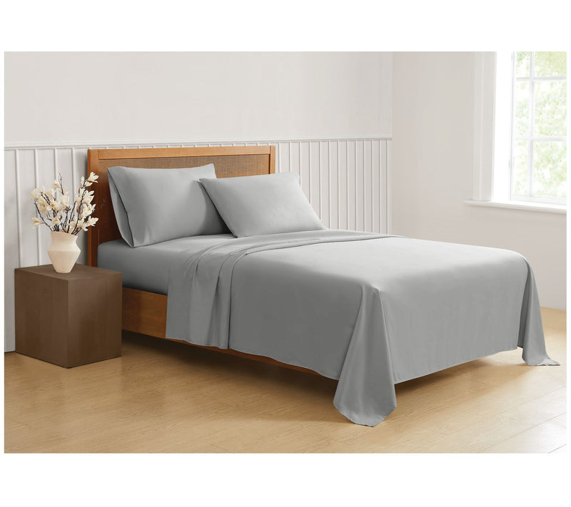 Truly Soft Green Solid Queen 4 Piece Sheet Set — View 13