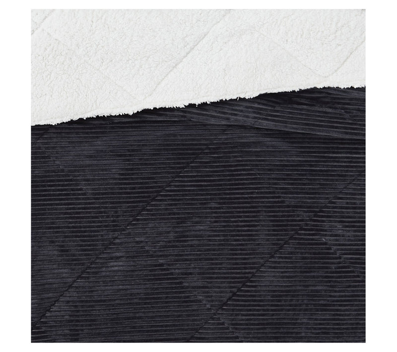 London Fog Corduroy King Blanket — View 4